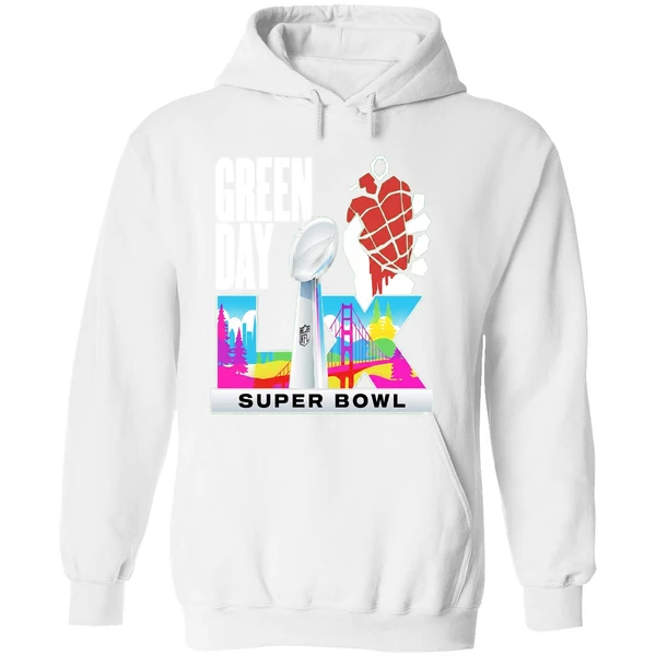 Green Day Super Bowl Lx 2026 American Hoodie - Image 8