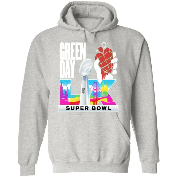 Green Day Super Bowl Lx 2026 American Hoodie - Image 9