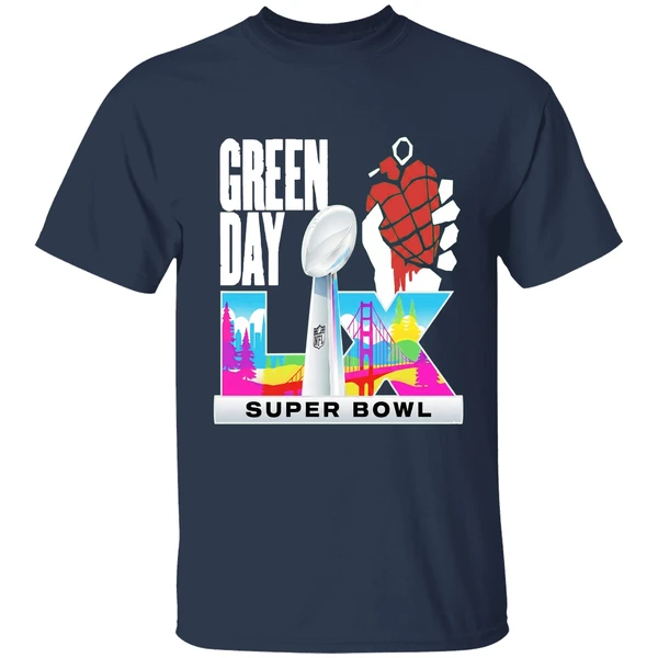 Green Day Super Bowl Lx 2026 American Shirt - Image 5