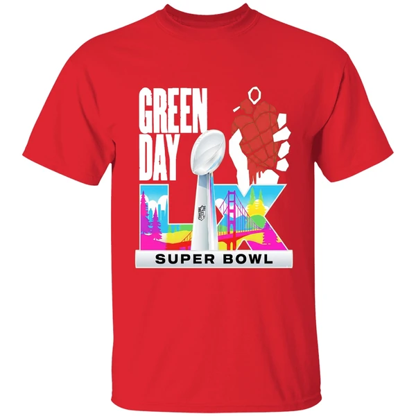 Green Day Super Bowl Lx 2026 American Shirt - Image 7