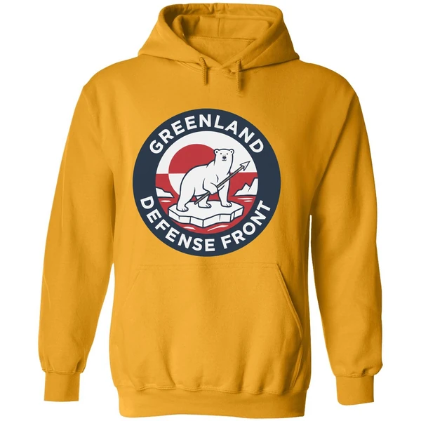 Greenland Defense Front Hoodie