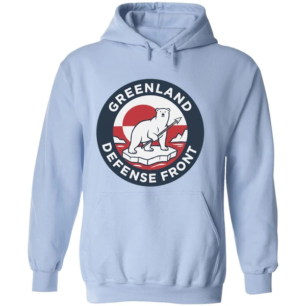 Greenland Defense Front Hoodie - Image 4