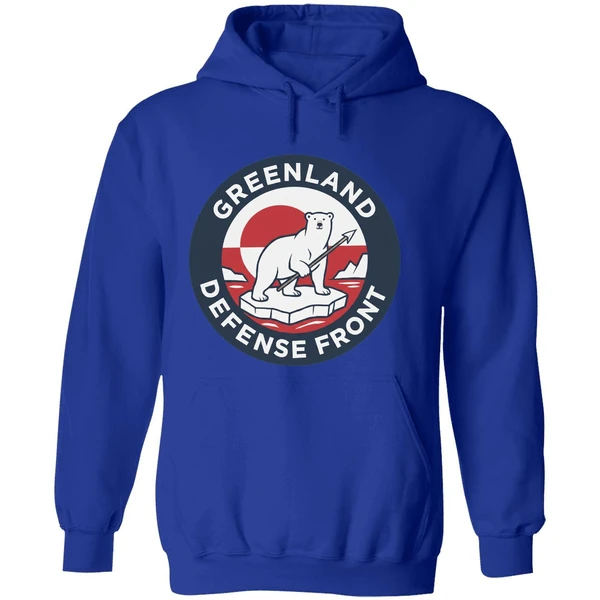 Greenland Defense Front Hoodie - Image 7