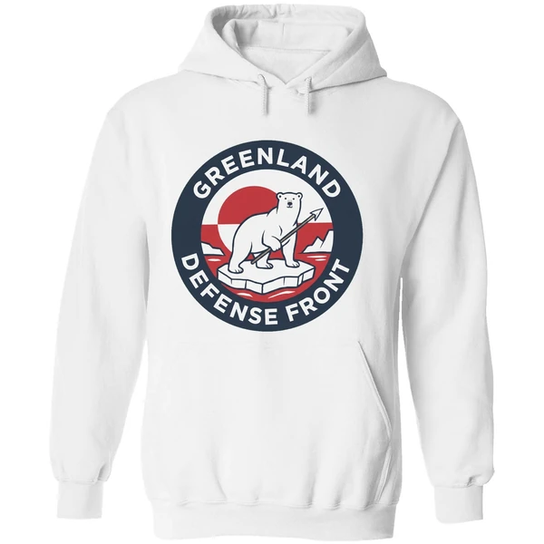 Greenland Defense Front Hoodie - Image 8