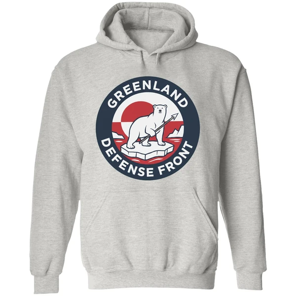 Greenland Defense Front Hoodie - Image 9