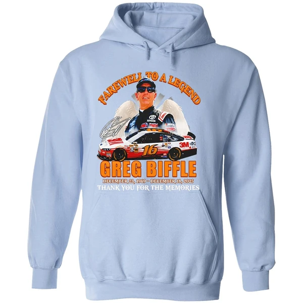 Greg Biffle 16 Rip Farewell To A Legend December 18th 2025 Thank You Hoodie - Image 4