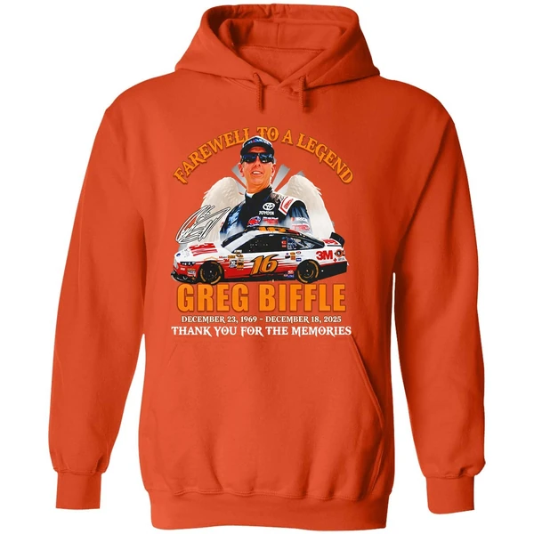 Greg Biffle 16 Rip Farewell To A Legend December 18th 2025 Thank You Hoodie - Image 6