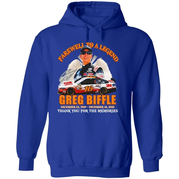 Greg Biffle 16 Rip Farewell To A Legend December 18th 2025 Thank You Hoodie - Image 7
