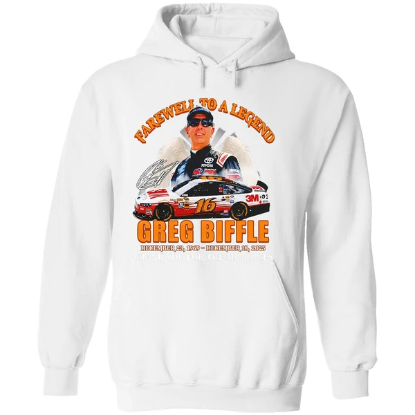Greg Biffle 16 Rip Farewell To A Legend December 18th 2025 Thank You Hoodie - Image 8