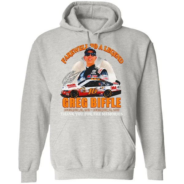 Greg Biffle 16 Rip Farewell To A Legend December 18th 2025 Thank You Hoodie - Image 9