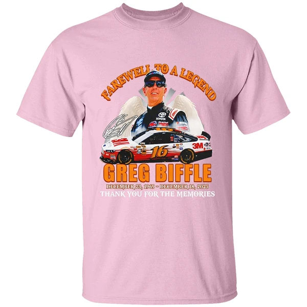 Greg Biffle 16 Rip Farewell To A Legend December 18th 2025 Thank You Shirt - Image 3