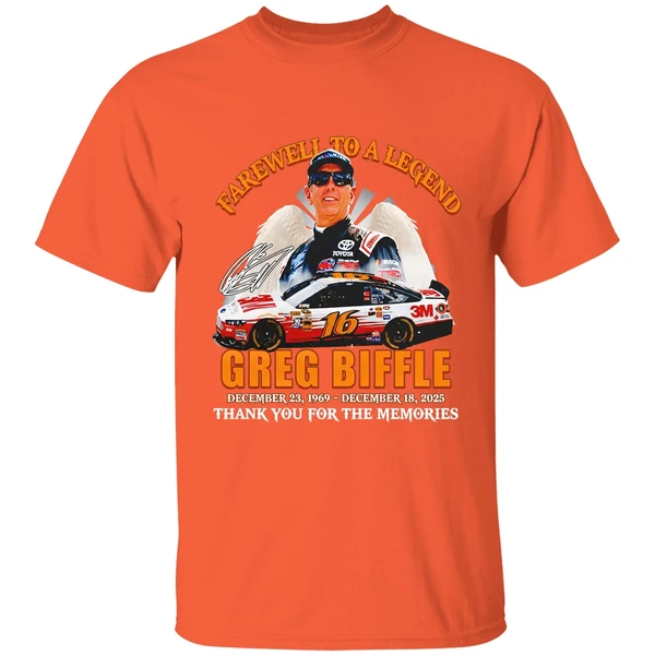 Greg Biffle 16 Rip Farewell To A Legend December 18th 2025 Thank You Shirt - Image 6