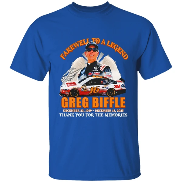 Greg Biffle 16 Rip Farewell To A Legend December 18th 2025 Thank You Shirt - Image 8