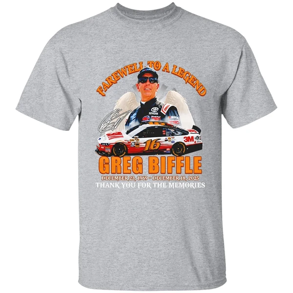 Greg Biffle 16 Rip Farewell To A Legend December 18th 2025 Thank You Shirt - Image 9