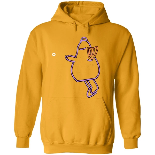 Grimace Mets New York Mets Purple Mascot Neon Hoodie