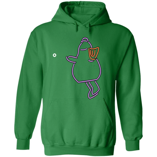 Grimace Mets New York Mets Purple Mascot Neon Hoodie - Image 2