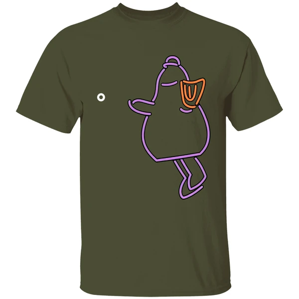 grimace mets new york mets purple mascot neon shirt militarygreen