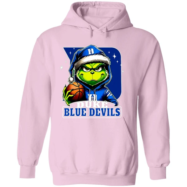 Grinch Duke Blue Devils 2025 Merry Christmas Touchdown Hoodie - Image 5