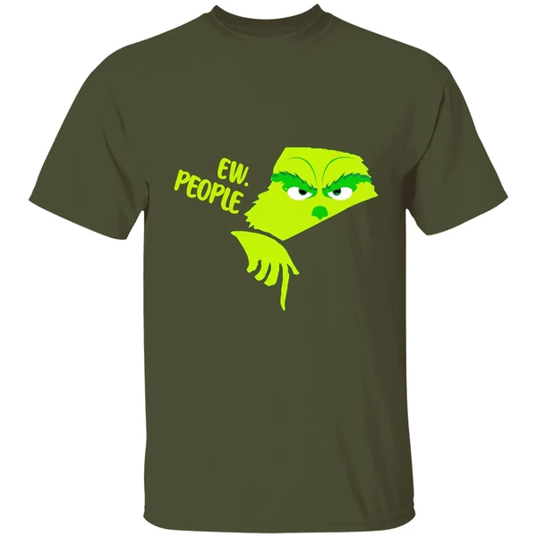 Grinch Ew People Christmas Shirt - Image 4