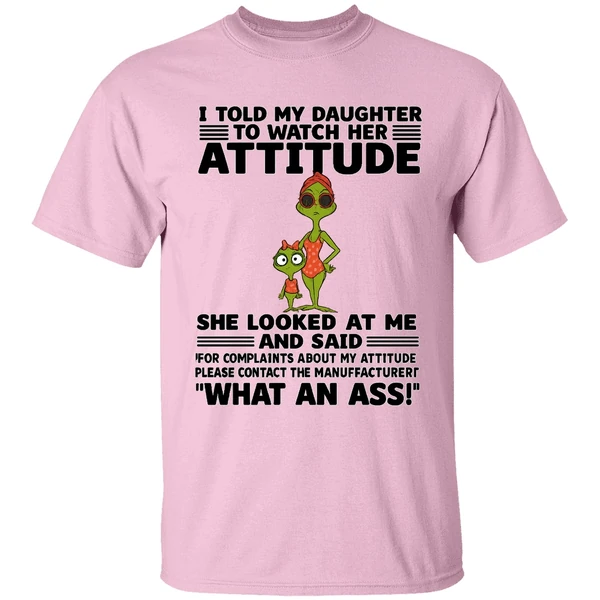 Grinch I Told My Daughter To Watch Her Attitude Shirt Grinch I Told My Daughter To Watch Her Attitude Shirt