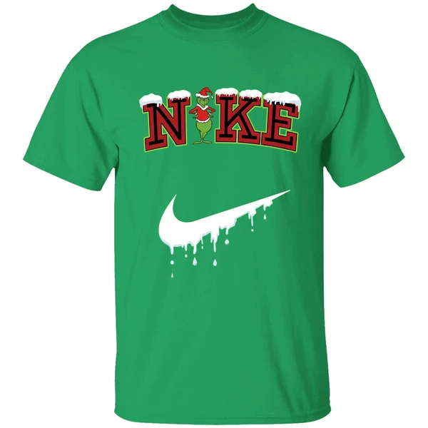 Grinch Nke Christmas Snow Shirt - Image 2