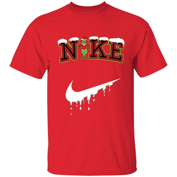 Grinch Nke Christmas Snow Shirt - Image 7
