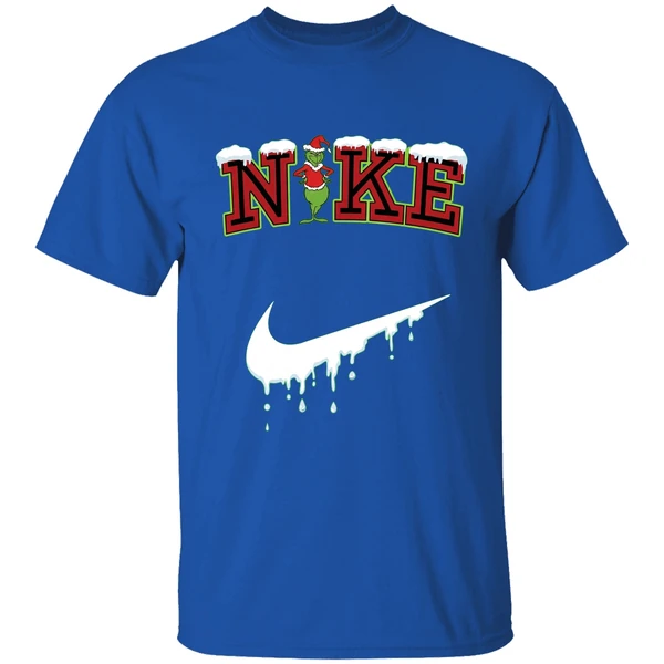Grinch Nke Christmas Snow Shirt - Image 8
