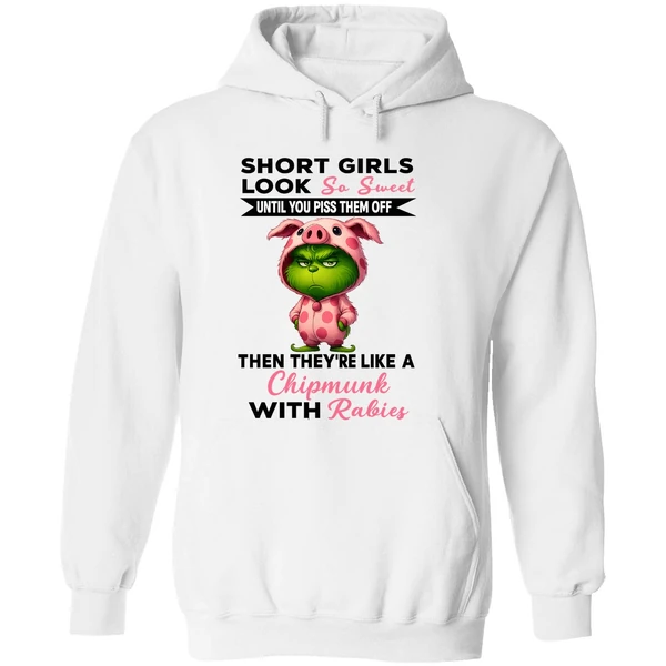 Grinch Short Girls Look So Sweet Until You Piss Them Off Then Theyre Like A Christmas Hoodie - Image 8