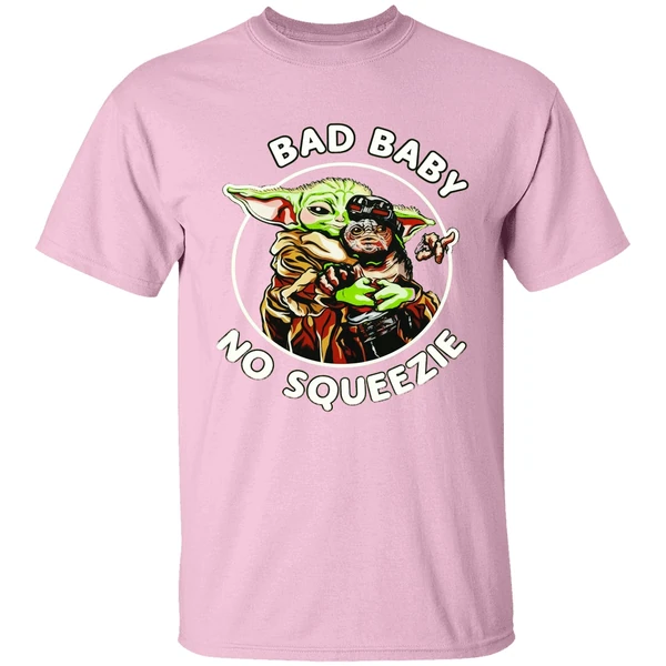 Grogu Bad Baby No Squeezie Shirt Grogu Bad Baby No Squeezie Shirt