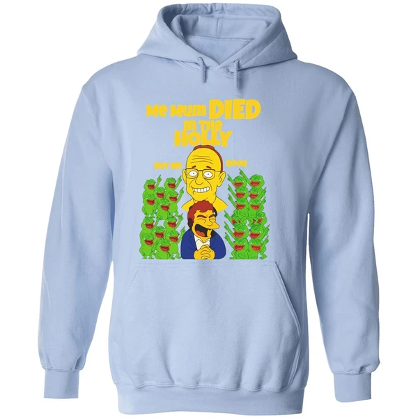Groyper Me Mum Died In The Holly Meme Hoodie - Image 4