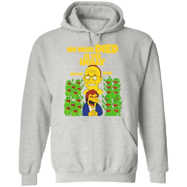 Groyper Me Mum Died In The Holly Meme Hoodie - Image 9