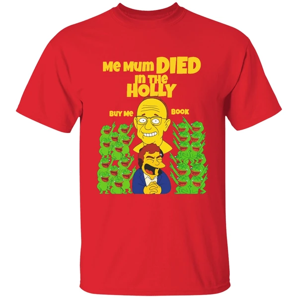 Groyper Me Mum Died In The Holly Meme Shirt - Image 4