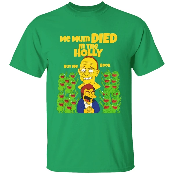 Groyper Me Mum Died In The Holly Meme Shirt - Image 8