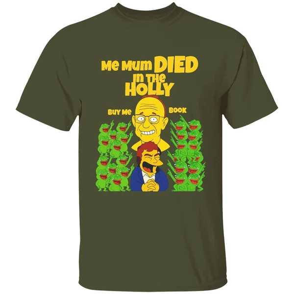 Groyper Me Mum Died In The Holly Meme Shirt - Image 9