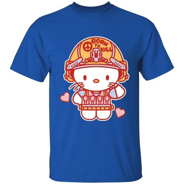 Grunt Style Born To Kill Hello Kitty Shirt - Image 8