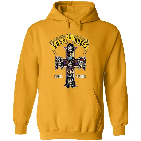 Gun N Roses 2026 World Tour America Schedule Hoodie