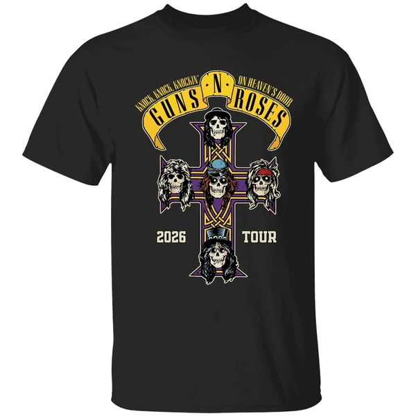 Gun N Roses 2026 World Tour America Schedule Shirt