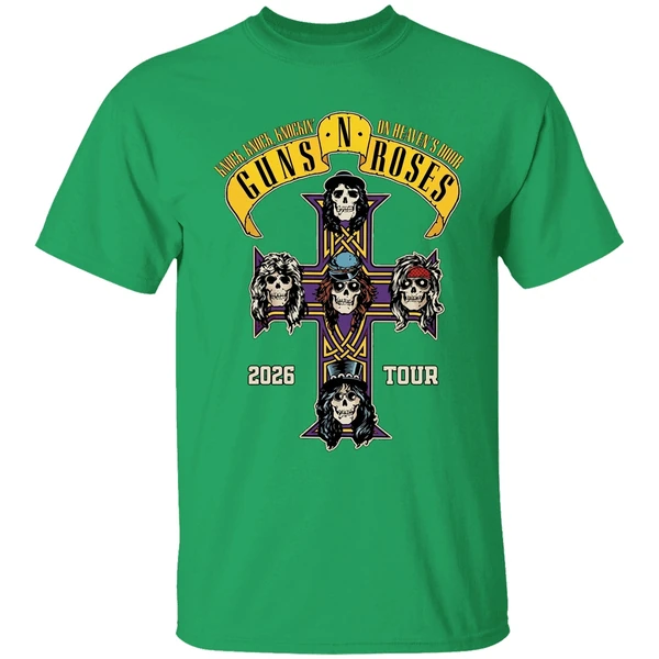 Gun N Roses 2026 World Tour America Schedule Shirt - Image 2