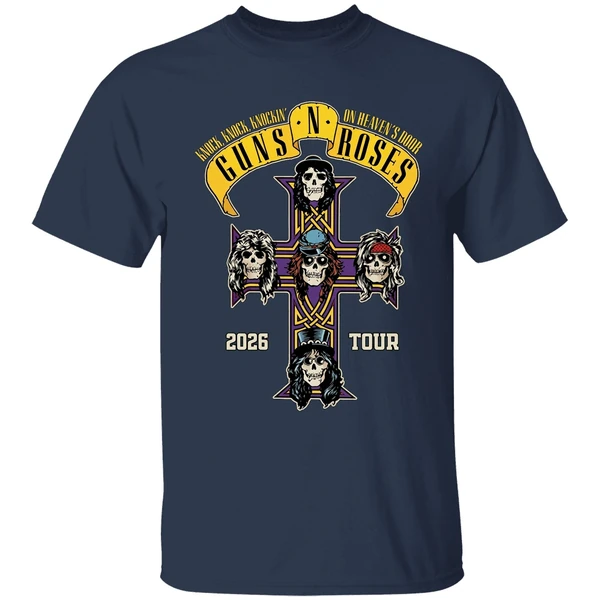 Gun N Roses 2026 World Tour America Schedule Shirt - Image 5
