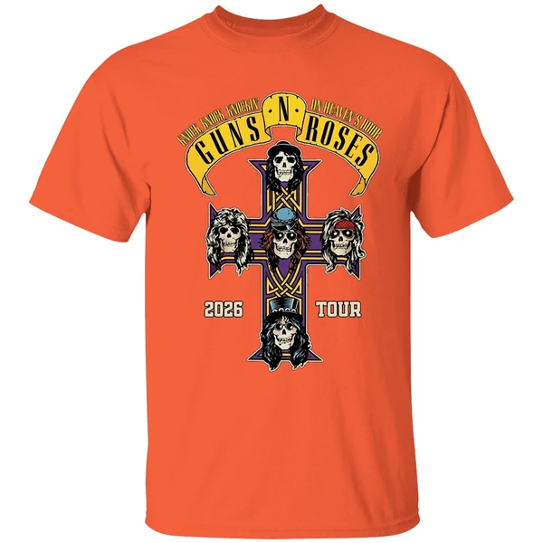 Gun N Roses 2026 World Tour America Schedule Shirt - Image 6