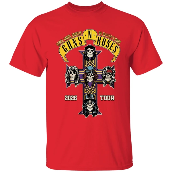 Gun N Roses 2026 World Tour America Schedule Shirt - Image 7