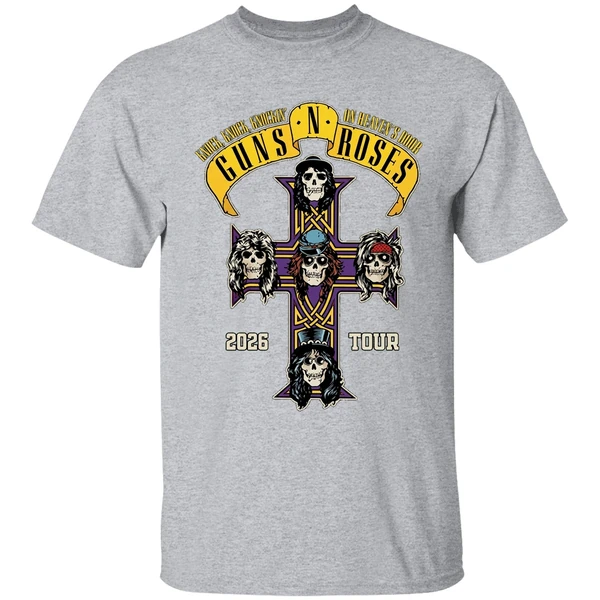 Gun N Roses 2026 World Tour America Schedule Shirt - Image 9