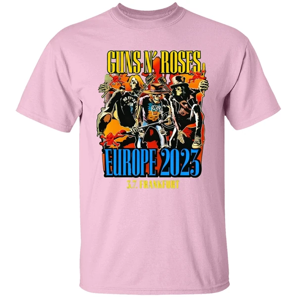 Guns N Roses Europe 2023 3 7 Frankfurt Poster Shirt Guns N Roses Europe 2023 3 7 Frankfurt Poster Shirt