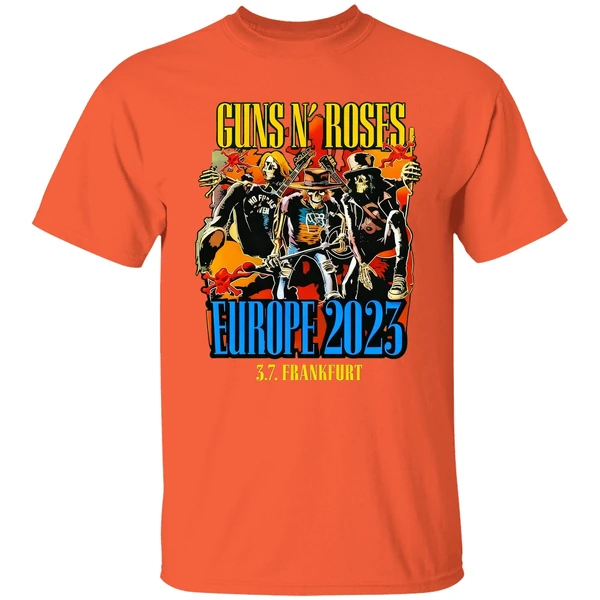 Guns N Roses Europe 2023 3 7 Frankfurt Poster Shirt - Image 5