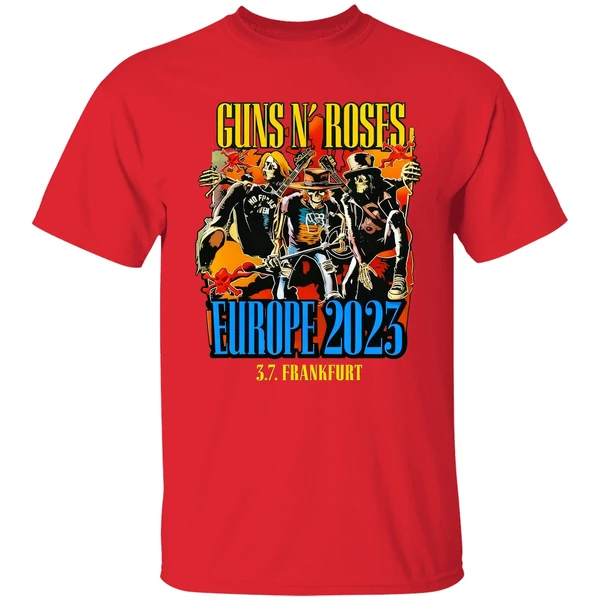 Guns N Roses Europe 2023 3 7 Frankfurt Poster Shirt - Image 6