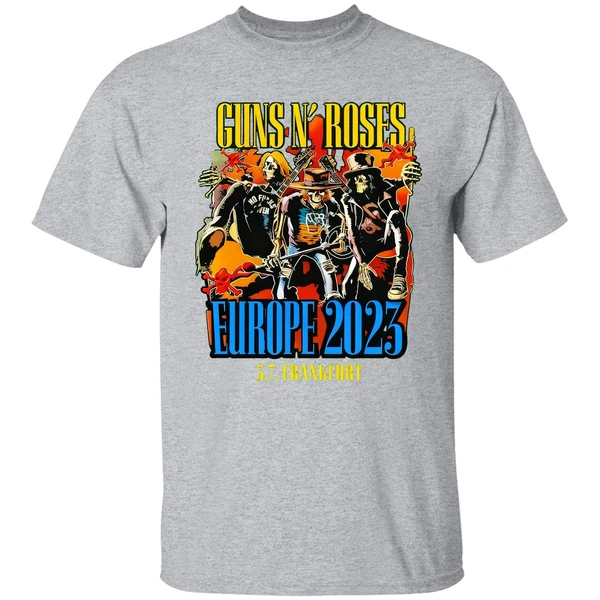 Guns N Roses Europe 2023 3 7 Frankfurt Poster Shirt - Image 8