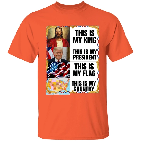 Gunther Eagleman Trump This Is My King President Flag Country Shirt - Image 6