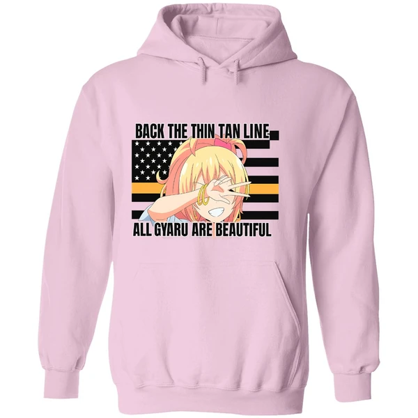 Gyaru Anime Back The Thin Tan Line All Gyaru Are Beautiful Hoodie - Image 5
