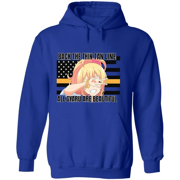 Gyaru Anime Back The Thin Tan Line All Gyaru Are Beautiful Hoodie - Image 7