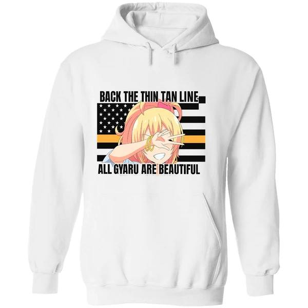 Gyaru Anime Back The Thin Tan Line All Gyaru Are Beautiful Hoodie - Image 8